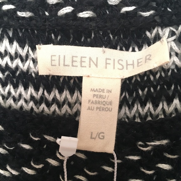 Eileen Fisher Bateau Neck Pullover top - Picture 5 of 6